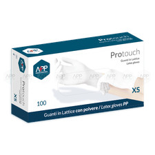 Protouch Guanti In Lattice Non Sterili Con Polvere L APP 100 Pezzi