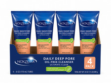 Noxzema Ultimate Clear Daily Deep Pore Cleanser 4 pack Oil-Free Eucalyptus 6oz