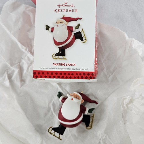 Hallmark Keepsake Ornament 2013 Ice Skating Santa Limited Edition Near Mint READ - Picture 2 of 7