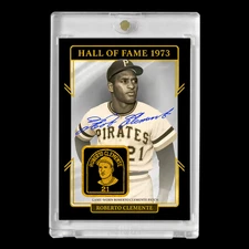 Roberto Clemente Card – Puerto Rico Hall Of Fame 1973 Edition!