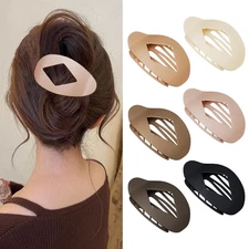 Flat Hair Clips for Women, 6 PCS Flat Claw Clips for Women, Duckbill Hair Clips 