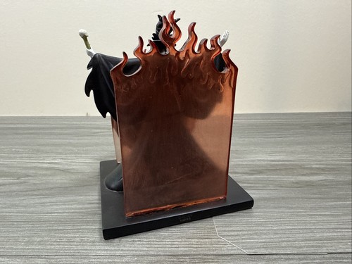 Disney Maleficent & Dragon Clock & Letter Holder - Retired Figurine Witch Clock - Picture 4 of 9