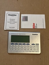 Franklin TES-700 Passport Speaking Spanish To English Translator - Works Great!