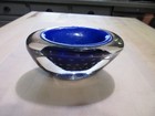 Sao Marcos Cristais Controlled Bubble Art Glass  Feito a MaoPaperweight Bowl — photo 1