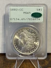 1882 CC Morgan Silver Dollar PCGS MS65 Rattler CAC