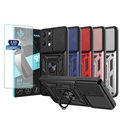 Outdoor Armor Handyhülle für Xiaomi Redmi 12 / 12C 9H Displayglas Schutzhülle 