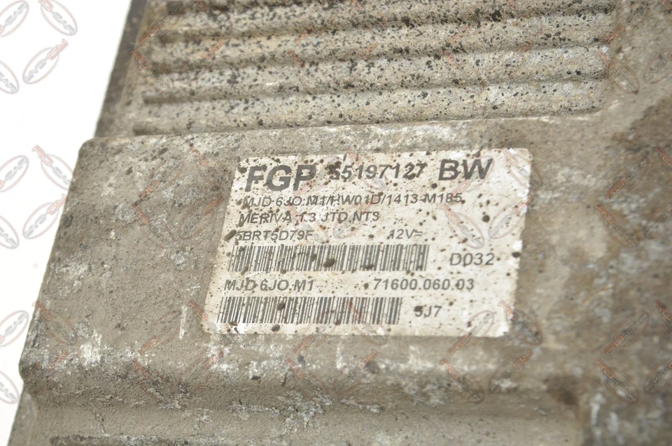 OPEL MERIVA A 1.3 CDTI 69 PS Centralina Motore 55197127 BW - Immagine 2 di 4