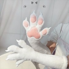 with Nails Animal Fursuit Paw Gloves Animal Claw Mittens  Costume Accessories