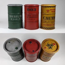 1:12 Scale Oil Drum Gas Tank Action Figure Diorama Effect Display Accessories