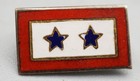 WWII 10K Gold Army, Navy, USMC 2 Sons In Service Home Front Pin 1.1 GRAM — photo 1