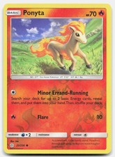 Cosmic Eclipse Ponyta NM Reverse Holo Common Pokemon Tcg Card