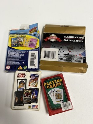 Collection Of Vintage Playing Cards Lot of 4