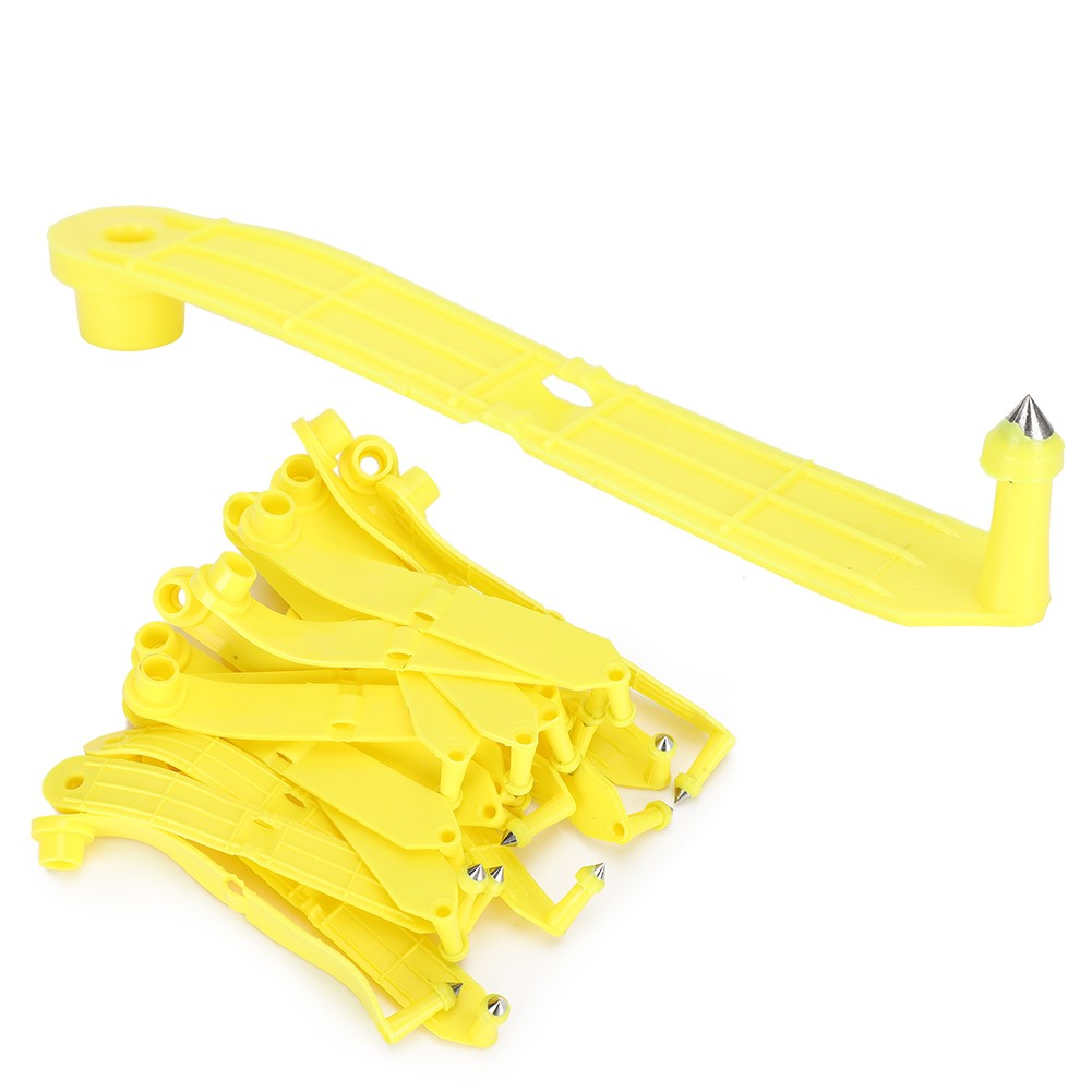 New Ear Tag Yellow Livestock Ear Tag For Cattle Ear Sheep Goat Animals