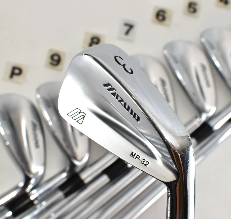 Mizuno MP-32 Forged 8p 3-4-5-6-7-8-9-Pw RH Regular DG R400 Golf Iron Set Clubs - Image 3 of 4