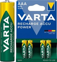 Varta 4 X Aaa Batterien Wiederaufladbar Recharge Akku Micro HR03 56703 800Mah