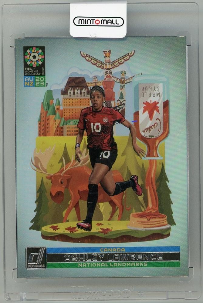 2023 Panini Donruss Women World Cup Ashley Lawrence National Landmarks Canada