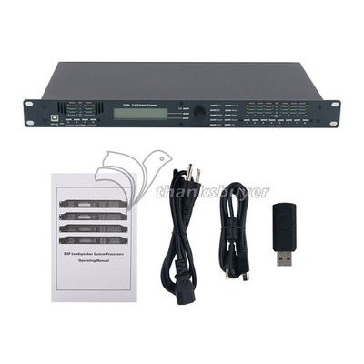 4.8SP 4 In 8 Out Digital Speaker Audio Processor Audio Effector 110V/220V