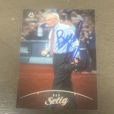 Panini 2023 Chronicles Luminance Bud Selig Autographed Baseball Card #20 C 