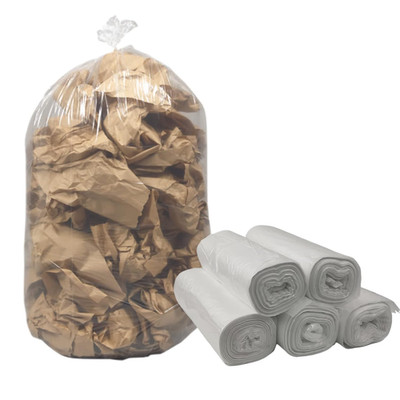 56 Gallon Trash Can Liners, Clear Trash Bags Heavy Duty, 1 Mil, 250 Count'', sinc