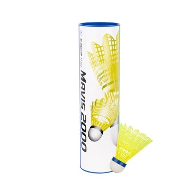 Yonex Mavis 2000 gelb 6er Dose Badminton Kunststoffbälle in top Qualität