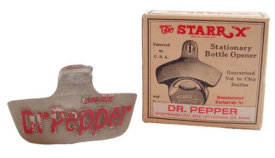 Dr Pepper The STARR ''X'' Vintage Stationärer Flaschenöffner - Made In USA Verpackt