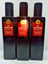 3 My Signature Men's Bath & Body Works Cologne Mist 8 fl oz