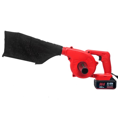 Mini Cordless Air Leaf Blower Vacuum Cleaner Dust Garden Clean Battery & Charger - Picture 8 of 11