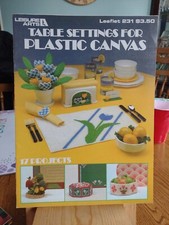 LEISURE ARTS PLASTIC CANVAS: LEAFLET 231 TABLE SETTINGS