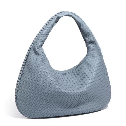 Large Capacity Woven Handbag Ladies Hobo Tote Designer Soft Leather Shoulder Bag - Picture 41 of 43