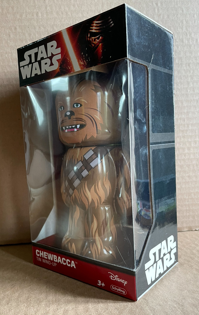 Jouet à remonter Chewbacca Star Wars en métal pour décoration de bureau