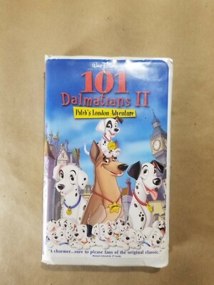 Lot of 3 VHS Disney Tapes 101 Dalmatians Patch London Adv,Pinocchio,Lion KingII 