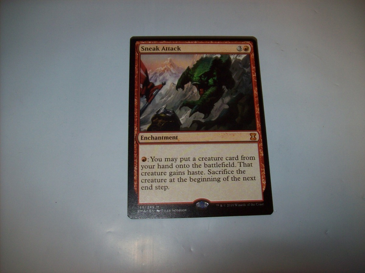 SNEAK ATTACK Eternal Masters Mythic 148/249 MTG NM Free Shipping & Tracked  | eBay