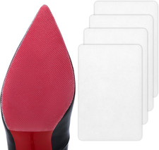 Shoe Sole Protector, 4 Pcs Self Adhesive Shoe Bottom Protector for High Heels