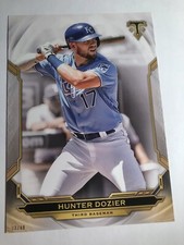 2019 Topps Triple Threads Jumbo 5x7 Hunter Dozier Royals 75 /49