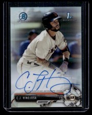 2017 Bowman C.J. Hinojosa Chrome Prospect Autographs