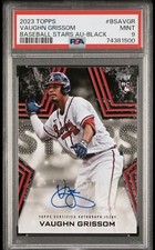 2023 Topps Vaughn Grissom RC Black Baseball Stars Auto / PSA 9 MINT  /199