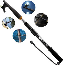 KOMCLUB Telescoping Boat Hooks for Docking 3 Stage Aluminum Push Poles Lightweig