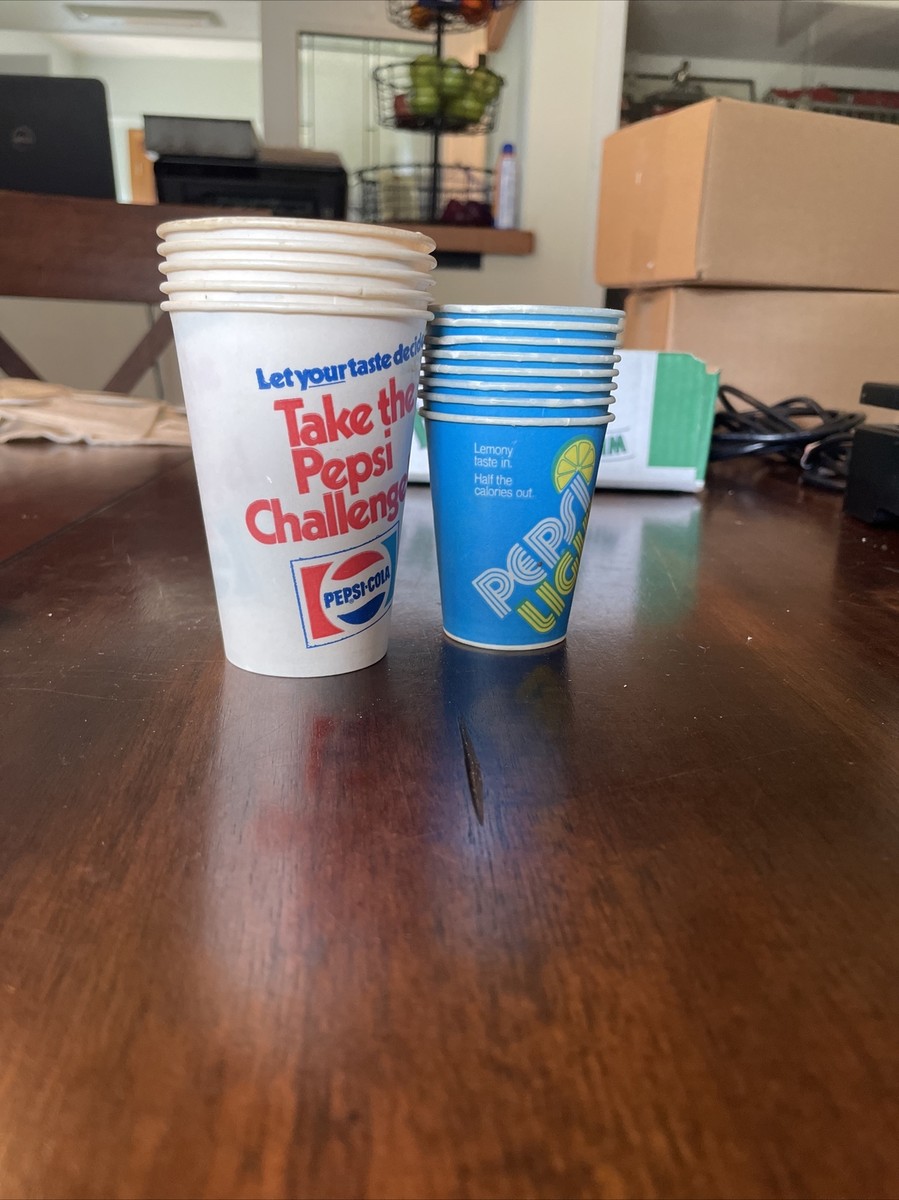 Vtg Pepsi Cola Collectible Paper Fountain Cup Soda Lot of 57 Vtg Pepsi Cola Collectible Paper Fountain Cup Soda Lot of 57
