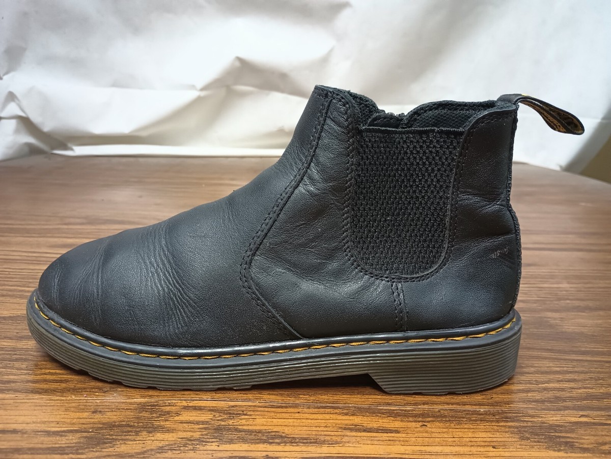 Dr. Martens 2976 Y Black Leather Chelsea Boots Side Zip Mens 5 Womens 6 EU 37 Dr Martens 2976 Y Chelsea Boots Black Soft Leather Women main image 4