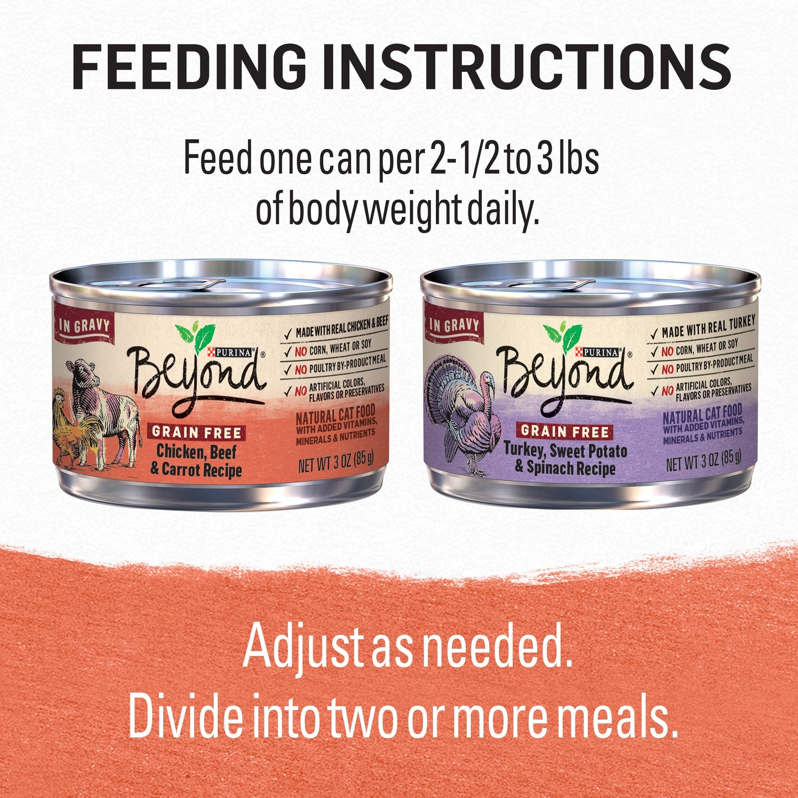 Purina Beyond Chicken, Beef and Carrot and Turkey, Sweet Potato and Spinach i...