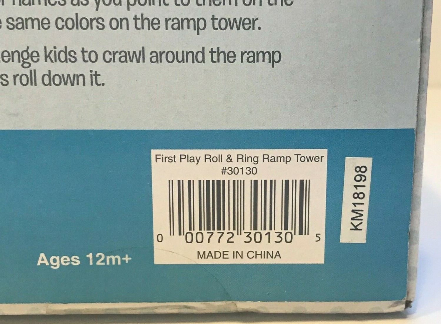 melissa and doug first play roll and ring ramp tower