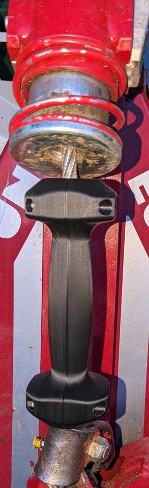 Handschutz Forstseilwinde Quetschschutz Seilgriffstück Seilgleiter Nachrüstung - Bild 4 von 4