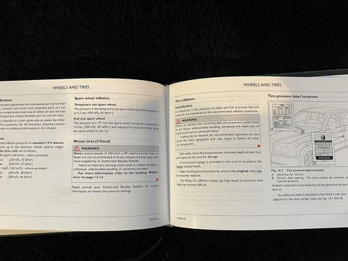 Bentley 2007 2008 Arnage T Owners Manual Handbook TSDB01302 OEM - Picture 17 of 19