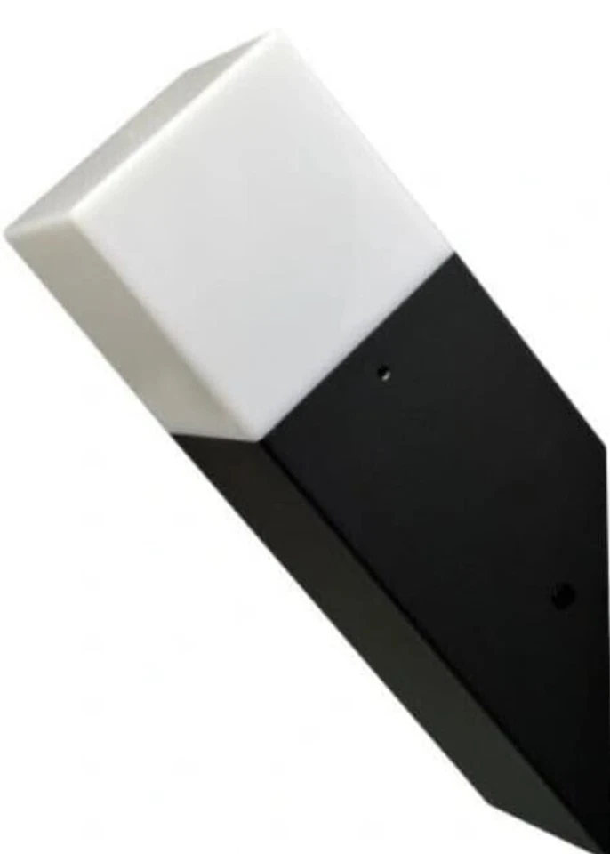 Applique a parete per esterno IP44 con attacco E27 luce lampada da muro 2 colori - Immagine 3 di 4