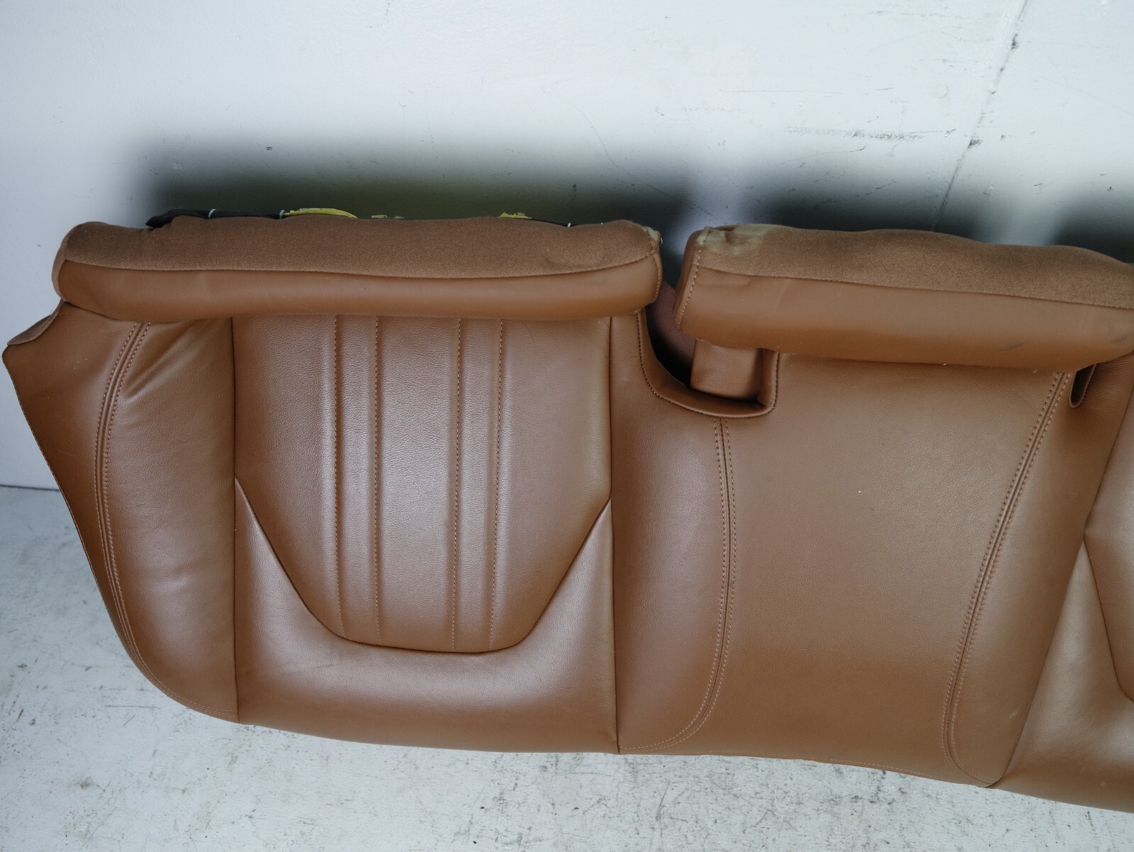 14-17 Maserati Ghibli M157 Rear Seat Bottom Cushion Lower Brown Cuoio OEM 52k