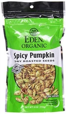 Eden Foods, Organic, Spicy Pumpkin Dry Roasted Seeds, 4 Ounce