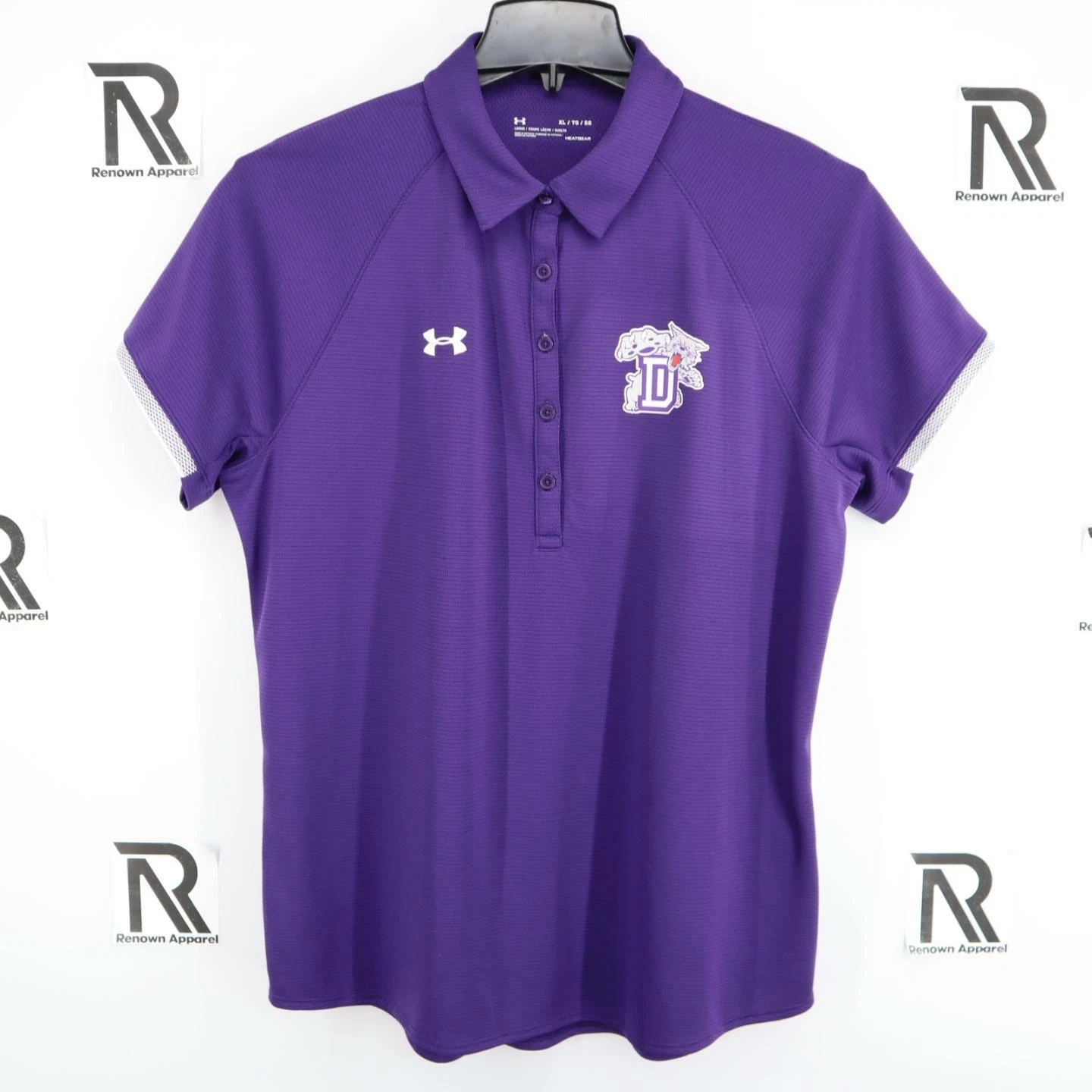 NWT Womens Under Armour Heatgear Loose Athletic Shirt Sz XL Duluth High Wildcats