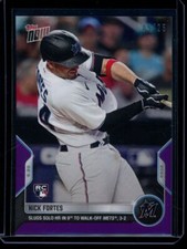 2022 Topps Now #416 Nick Fortes RC Purple Parallel Card #d 5/25