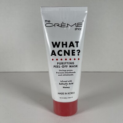 The Creme Shop WHAT ACNE? Purifying Peel-Off Face Mask Salicylic Acid 3.38 oz.