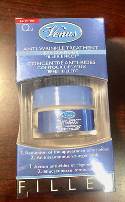 2 X VENUS FILLER EFFECT EYE CONTOUR ANTI- WRINKLE TREATMENT 0.5 OZ NIB
